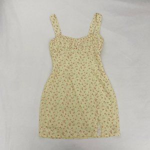Princess Polly Freya Mini Dress Yellow Floral🎀